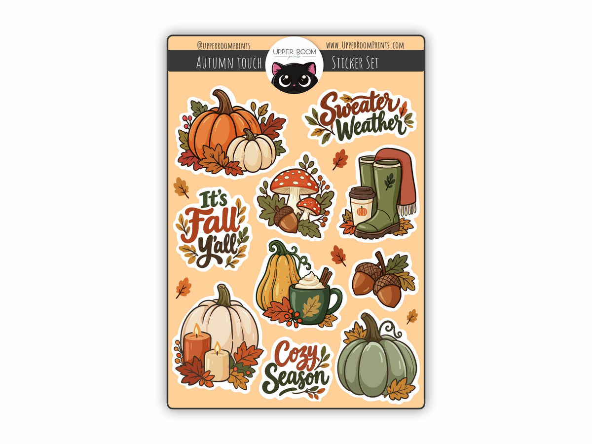 Autumn Touch Sticker Sheet