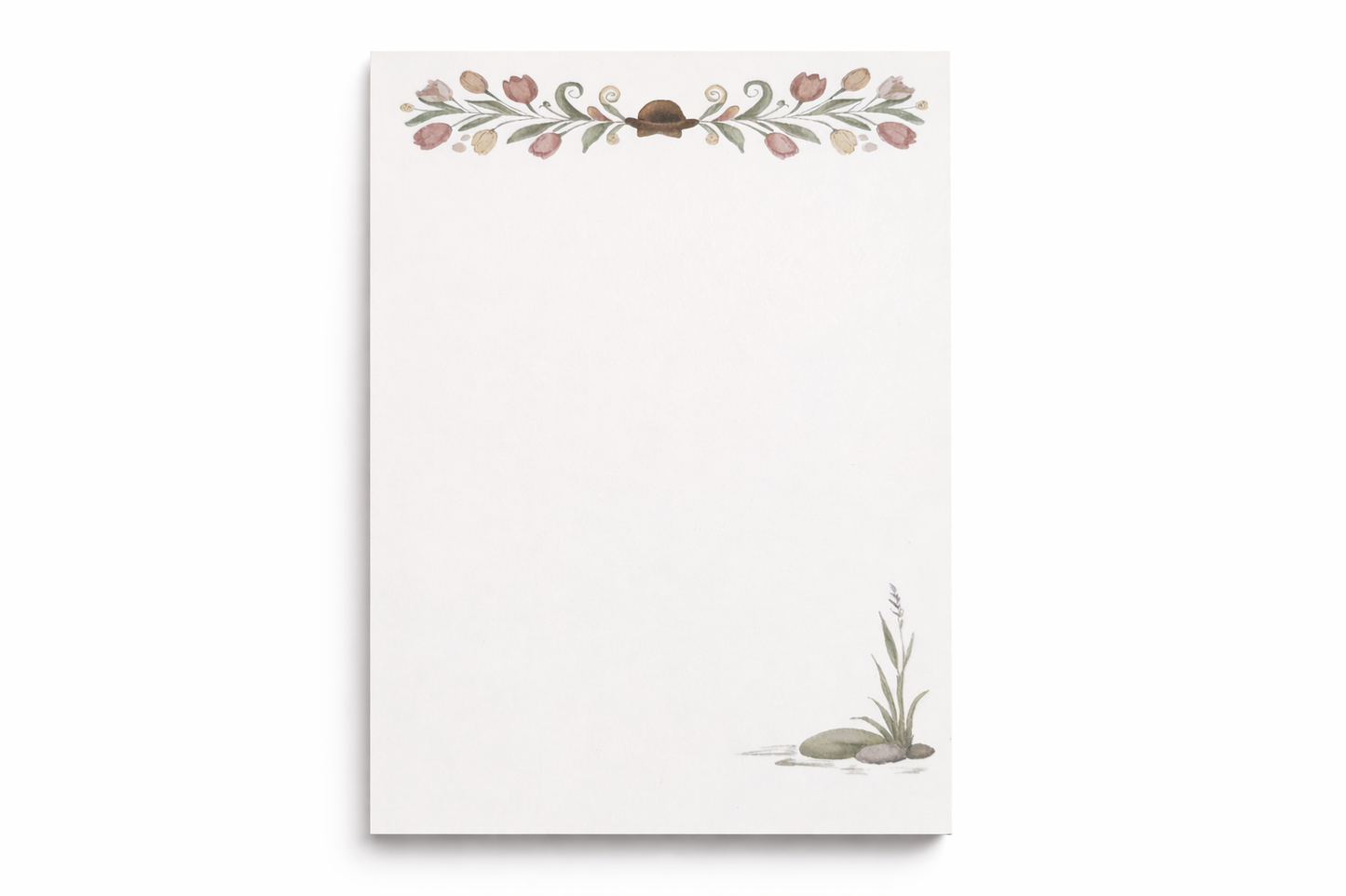 Greenhouse Notes Notepad | Cozy Botanical Task Pad