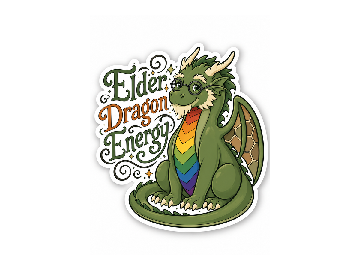 Elder Dragon Era Sticker | Mythical Chaos Collection