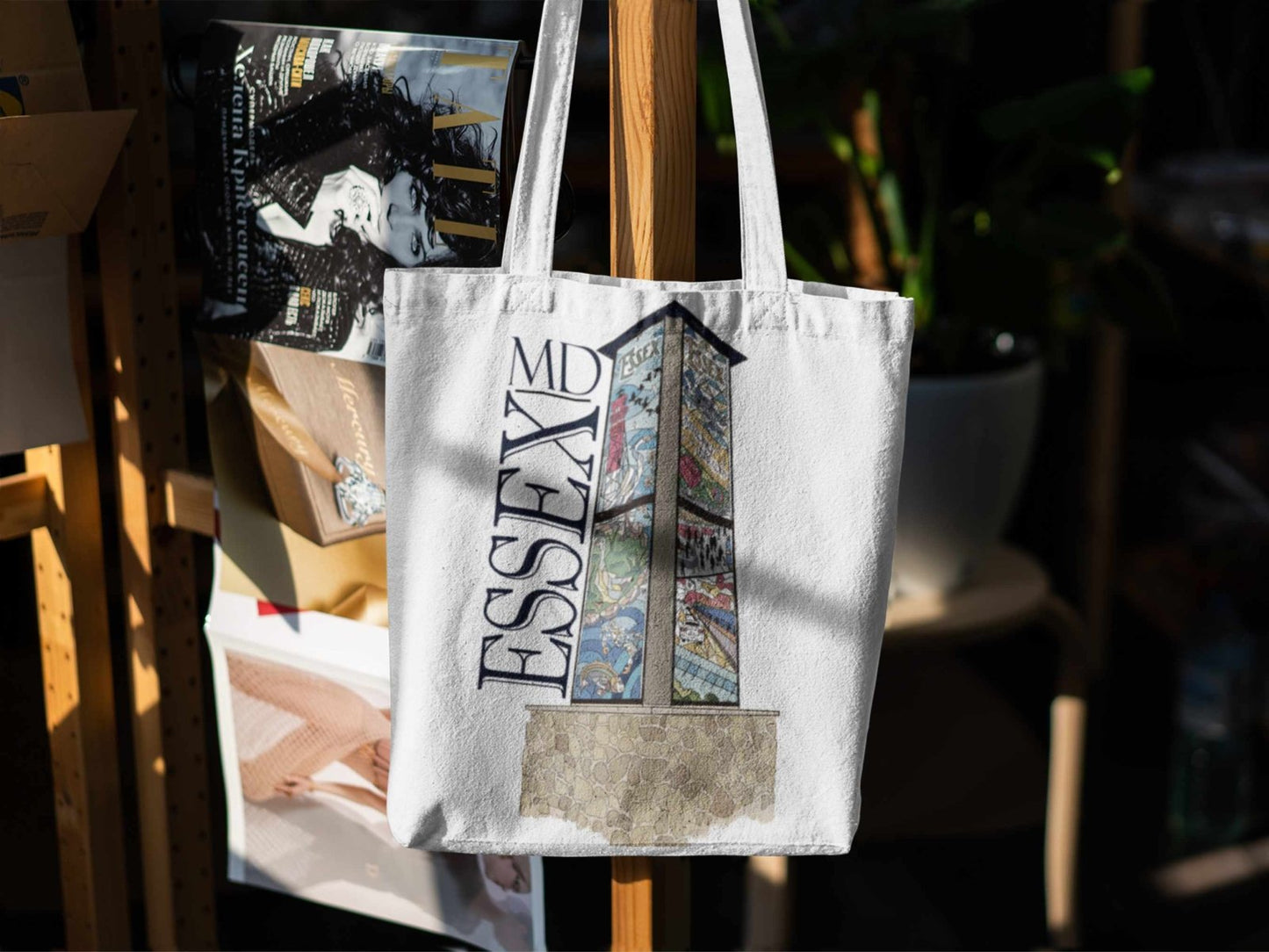 Essex MD Tote Bag - Tote Bag - UpperRoomPrints