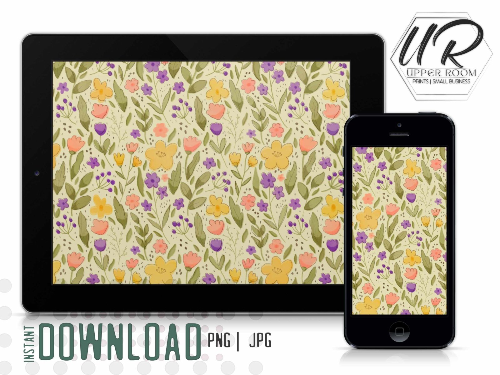 Abstract Spring Wallpaper - Wallpaper - UpperRoomPrints