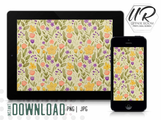 Abstract Spring Wallpaper - Wallpaper - UpperRoomPrints