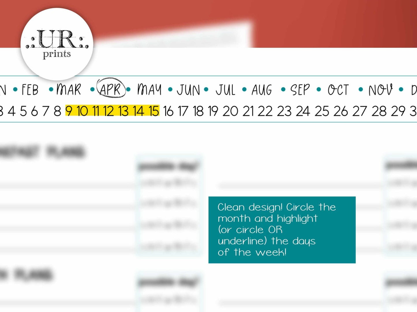 ADHD Digital Recipe Book For Goodnotes - Digital Planners - UpperRoomPrints