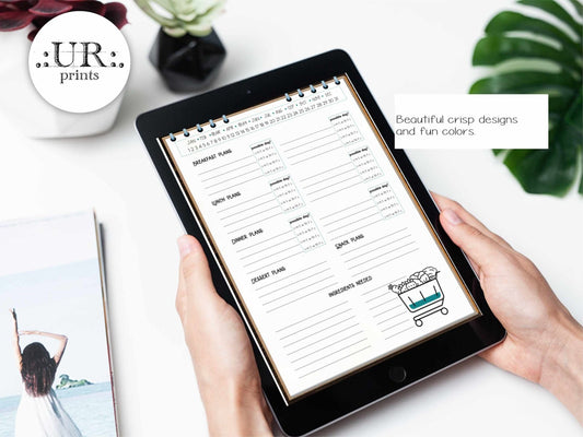 ADHD Digital Recipe Book For Goodnotes - Digital Planners - UpperRoomPrints