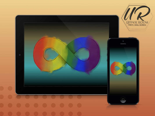 Autism Acceptance Awareness iPad & iPhone Wallpaper - Wallpaper - UpperRoomPrints