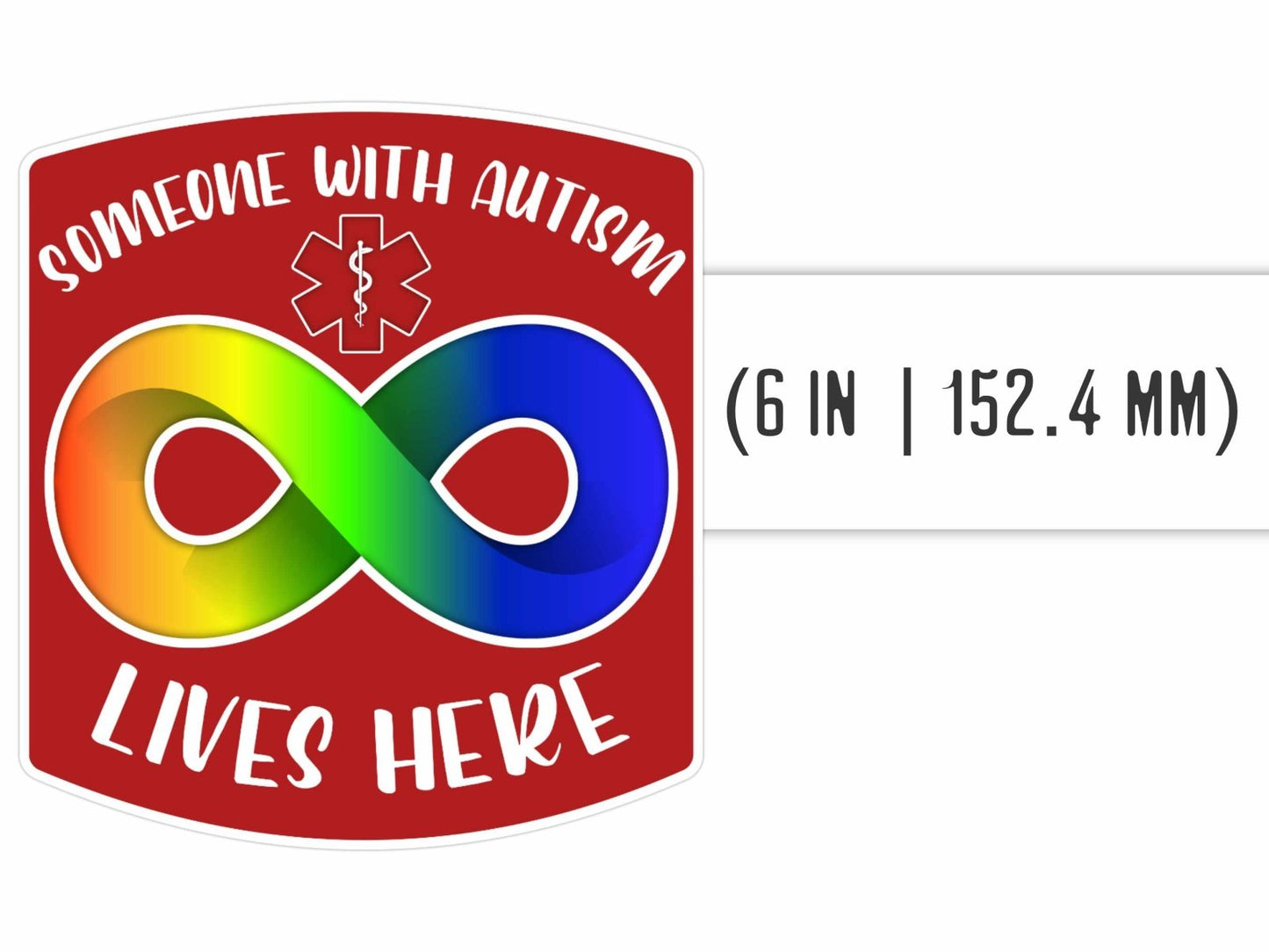 Autism Announcement Sticker - Stickers - UpperRoomPrints