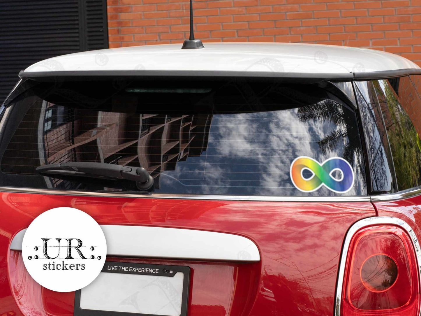 Autism Infinity Sticker (Plain) - Stickers - UpperRoomPrints