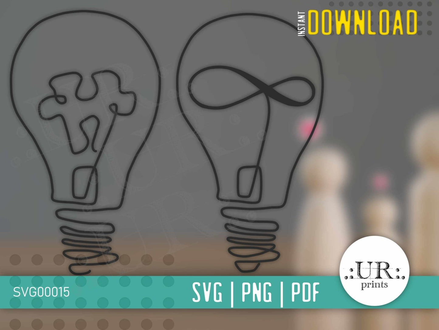 Autism SVG File for Cricut and Silhouette - SVG - UpperRoomPrints