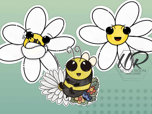 Bebe & Rosie Sticker Set - Stickers - UpperRoomPrints