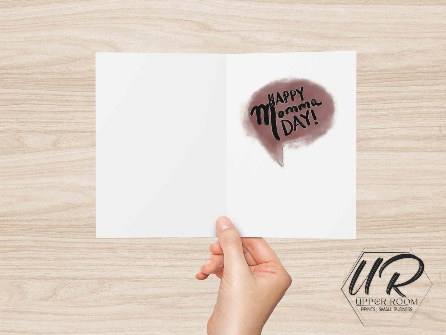 Chat Bubble Mother's Day Greeting Card - Greeting Cards - UpperRoomPrints