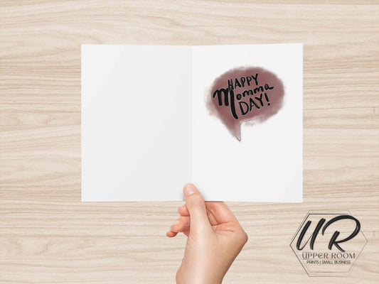 Chat Bubble Mother's Day Greeting Card - Greeting Cards - UpperRoomPrints