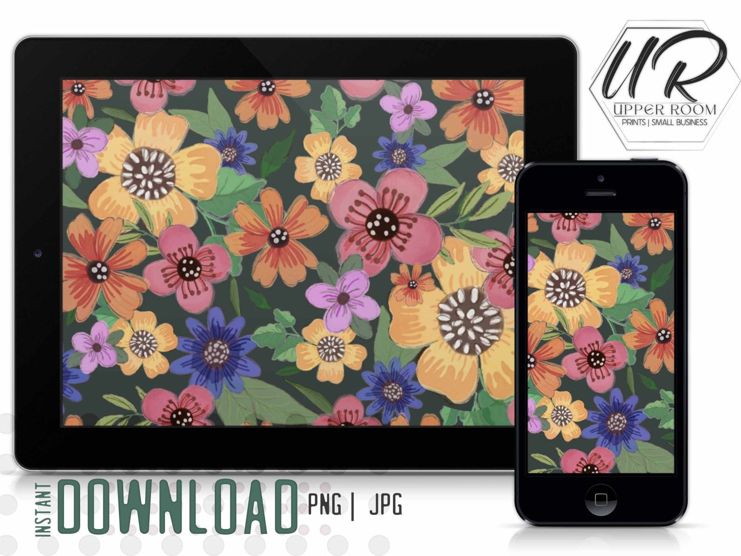 Dark Spring Wallpaper - Wallpaper - UpperRoomPrints