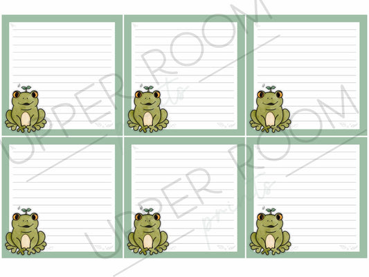 DIY Notepads - Edgar Sprout Mini Notepad - DIY - UpperRoomPrints