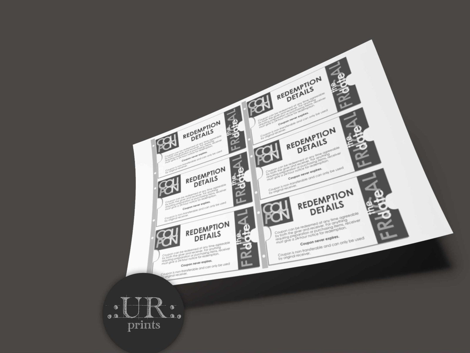 Editable Valentine Coupon Book for couples - Printable - UpperRoomPrints
