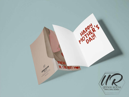Expectant Mom - Mother's Day Card - Greeting Cards - UpperRoomPrints