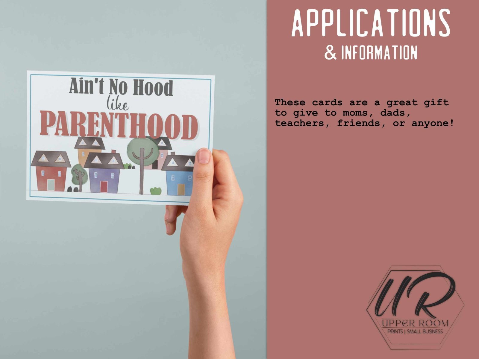 Happy Mother's Day - Parenthood Neighborhood - Greeting Cards - UpperRoomPrints