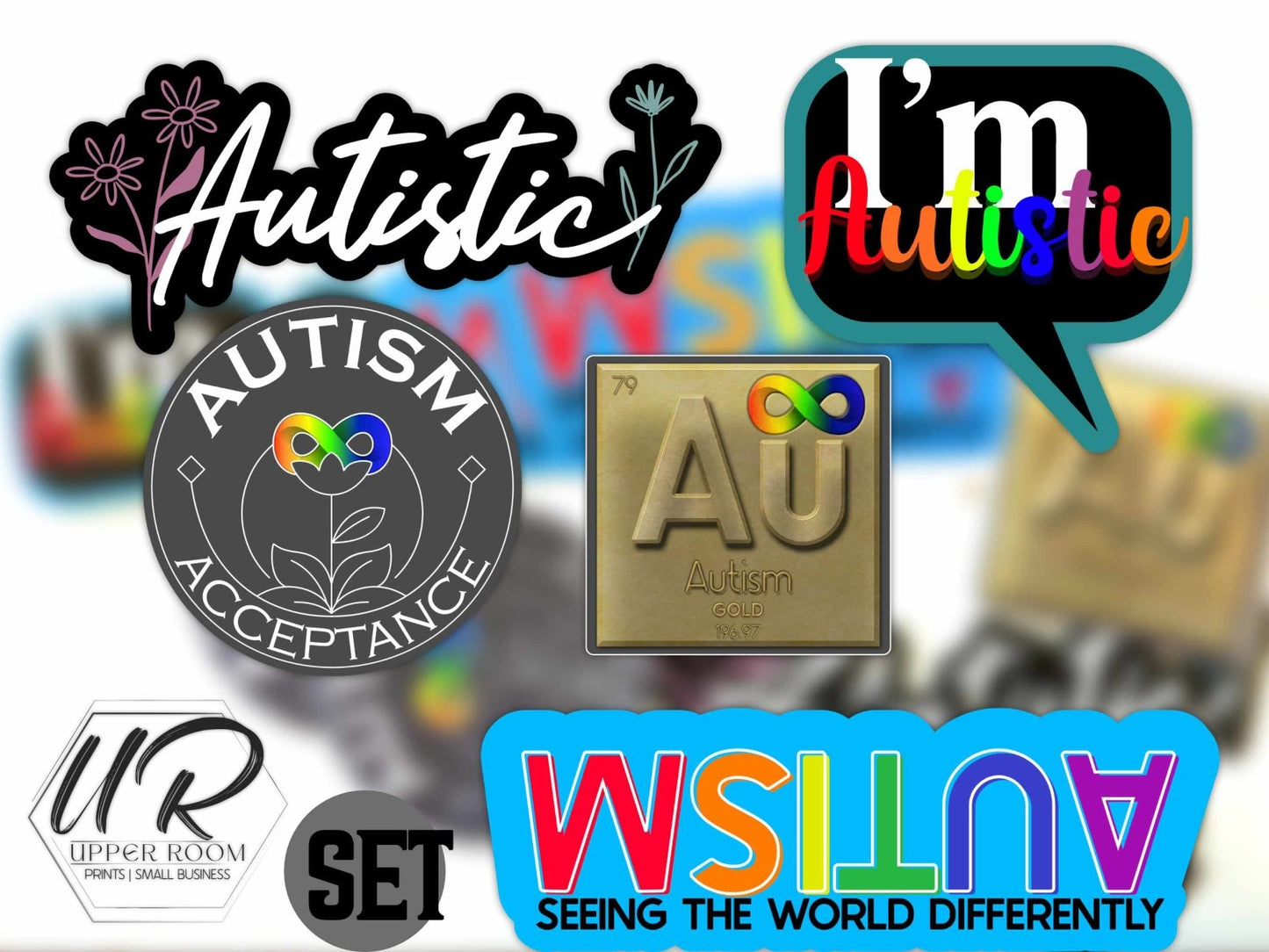 I'm Autistic Sticker - Stickers - UpperRoomPrints
