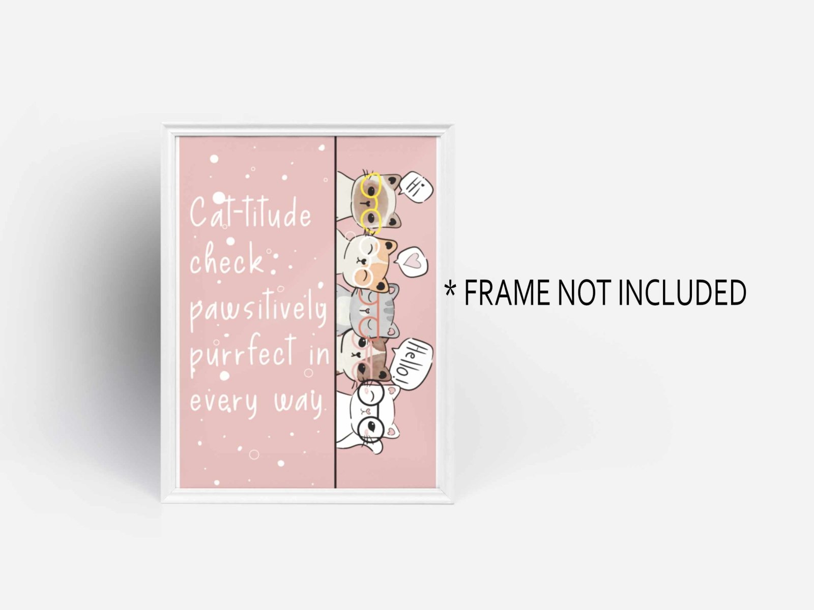 Kitty Affirmation Print - Prints - UpperRoomPrints