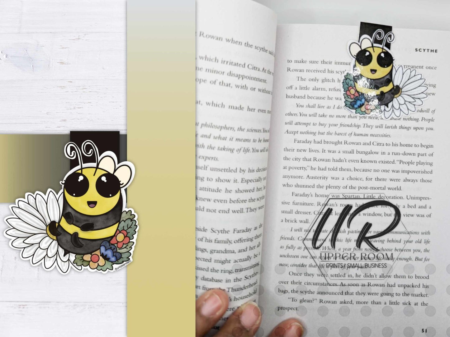 Magnetic Summer Bebe Bookmark - Bookmarks - UpperRoomPrints