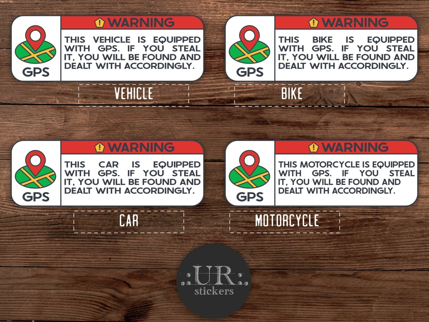 Motorcycle Sticker, Vehicle GPS Sticker - Stickers - UpperRoomPrints