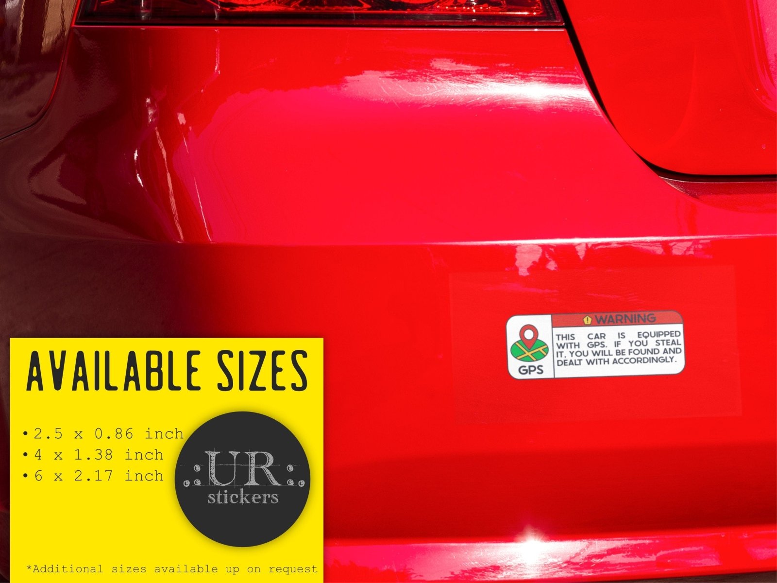 Motorcycle Sticker, Vehicle GPS Sticker - Stickers - UpperRoomPrints