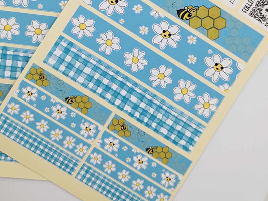 Rosie & Bebe Washi Sticker Sheet - Stickers - UpperRoomPrints