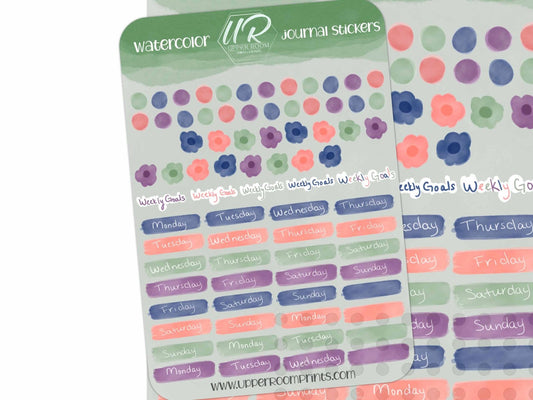 Spring Sticker Planner Sticker Sheet 2 - Stickers - UpperRoomPrints