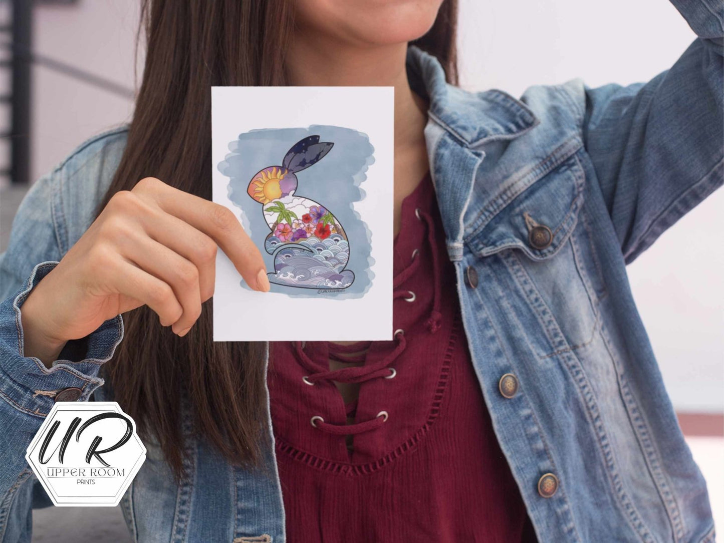 Summer Rabbit - Prints - UpperRoomPrints