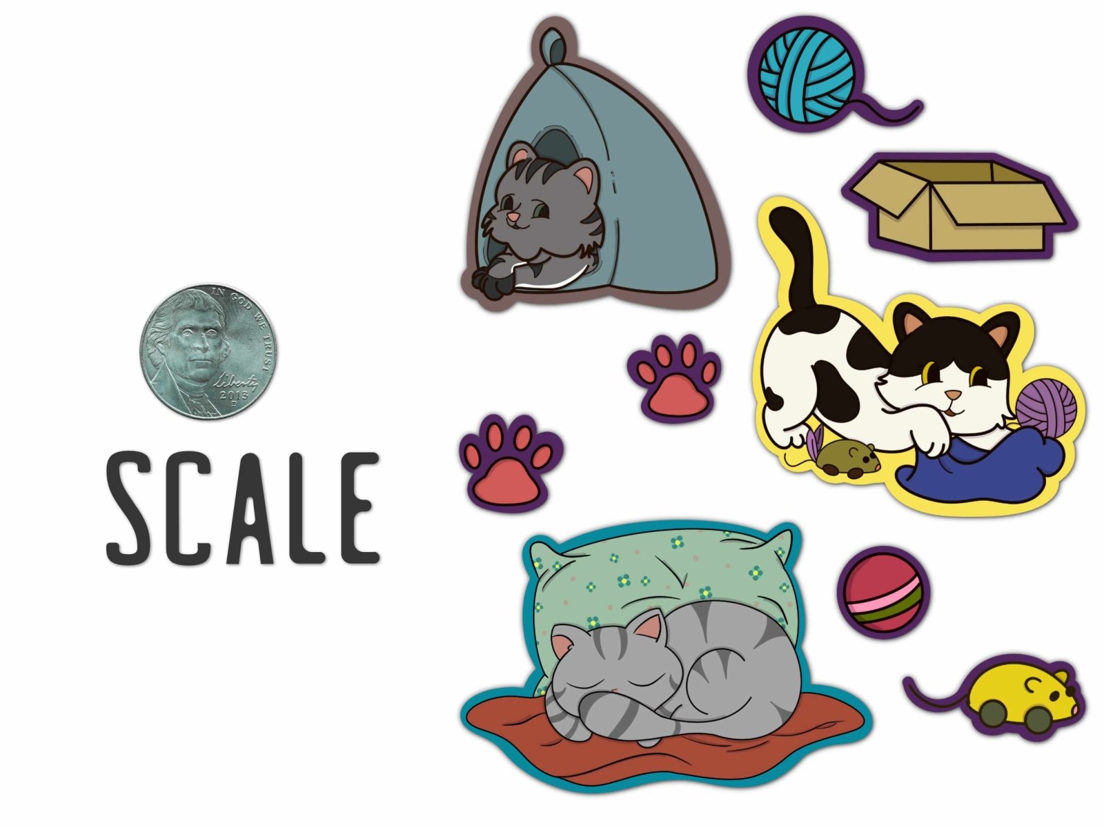 "The Staff" Sticker Sheet - Stickers - UpperRoomPrints