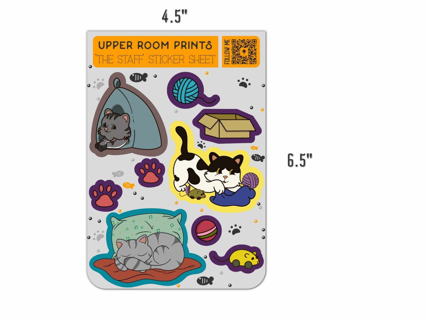 "The Staff" Sticker Sheet - Stickers - UpperRoomPrints