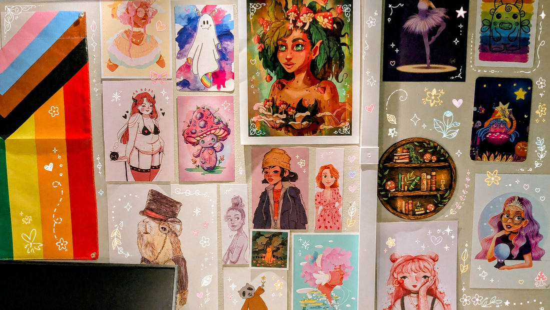12 Ways to Use Art Prints in Small Spaces Without Buying Fancy Frames