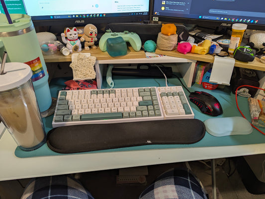 Disabled autistic maker workspace for Blogmas 2025 personal blog series