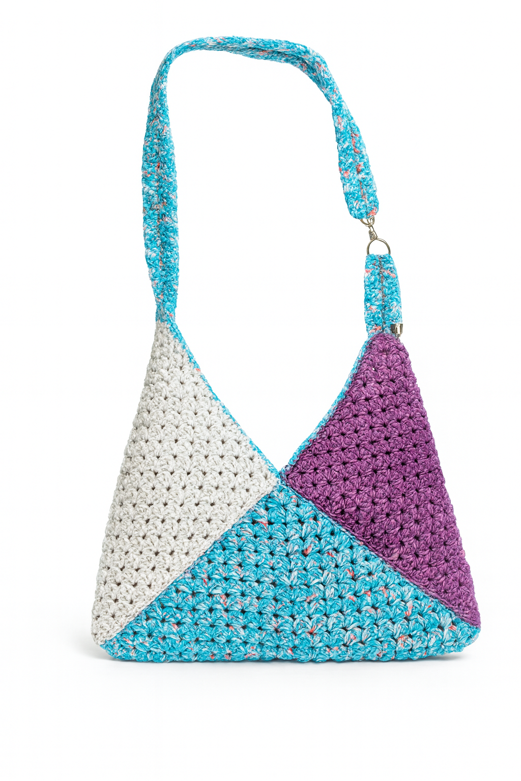 Boho Granny Purse - Handmade Crochet Crossbody Bag | Custom Bohemian Shoulder Bag with Granny Square Design