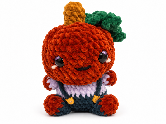 Pumpkin Boy Crochet Plush | Fall Amigurumi