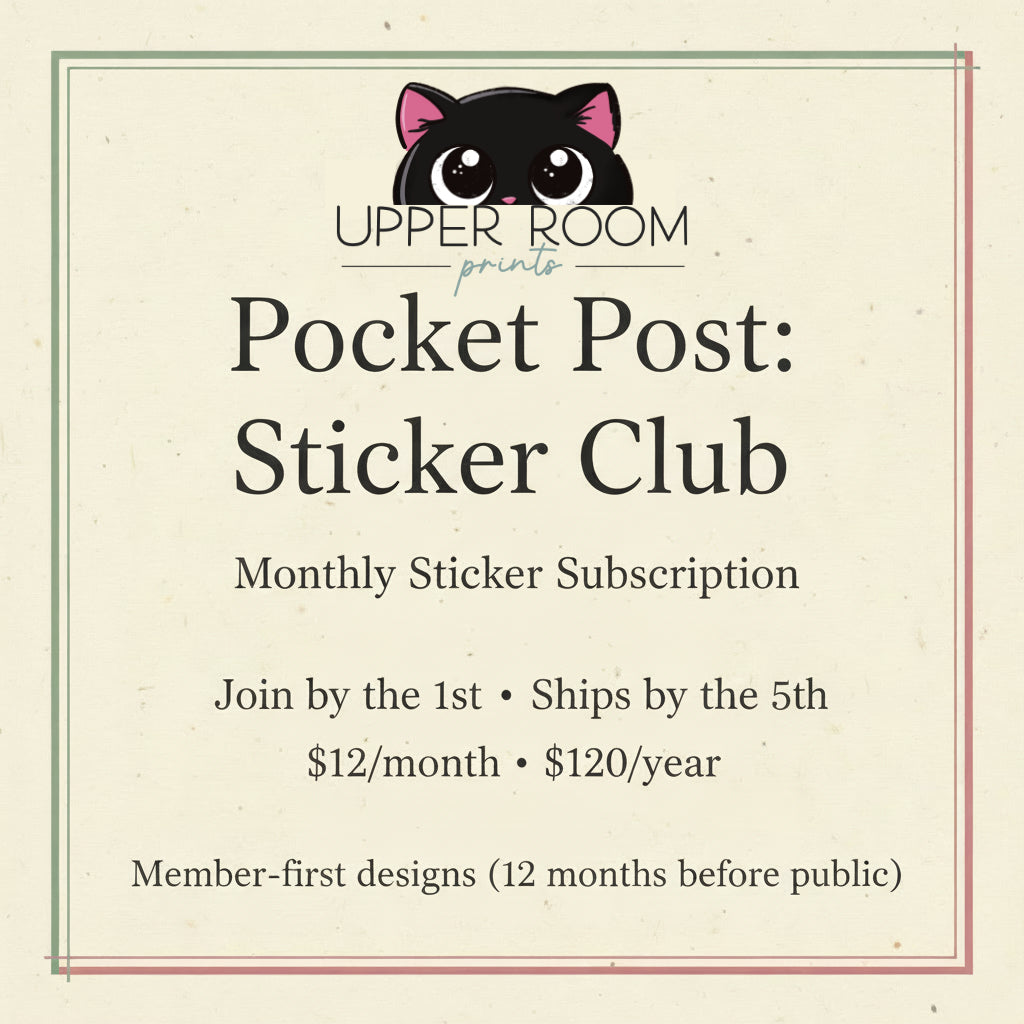 Pocket Post: Sticker Club (Monthly Sticker Subscription)