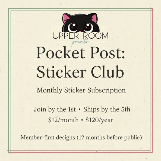 Pocket Post: Sticker Club (Monthly Sticker Subscription)