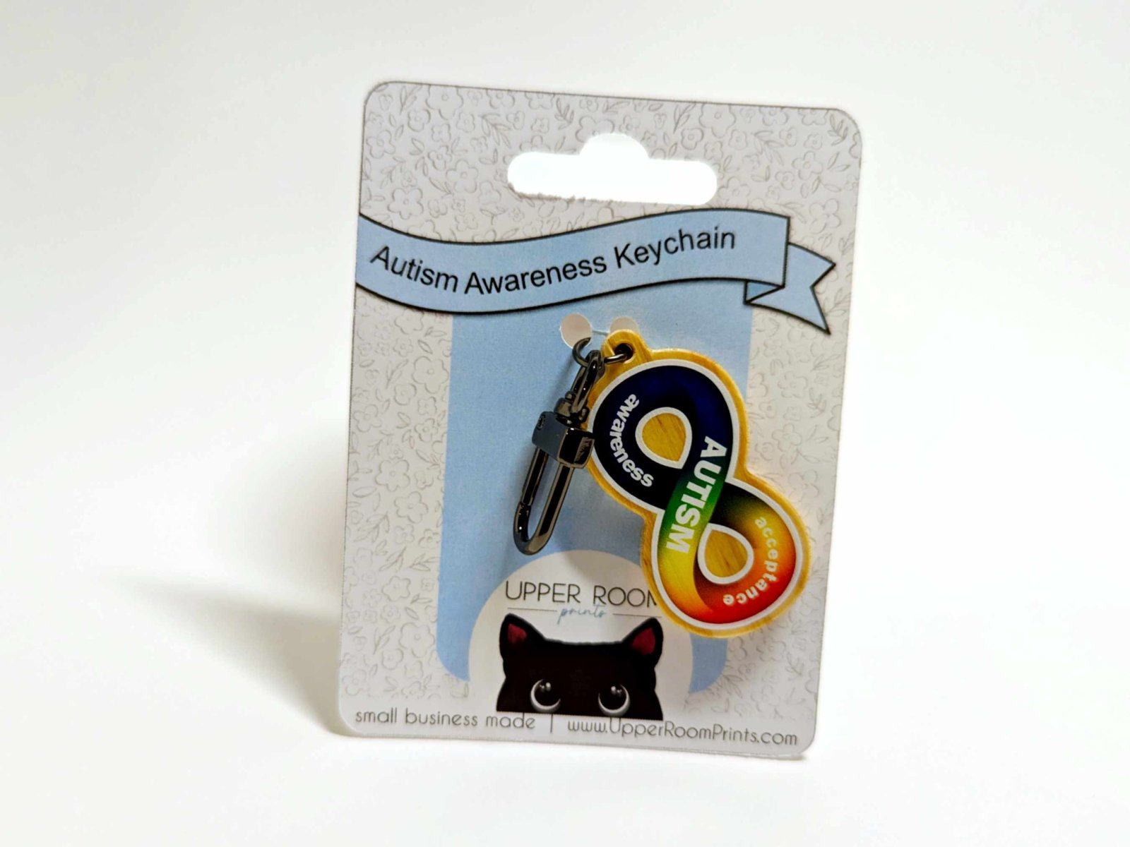 Autism Infinity Keychain - UpperRoomPrints