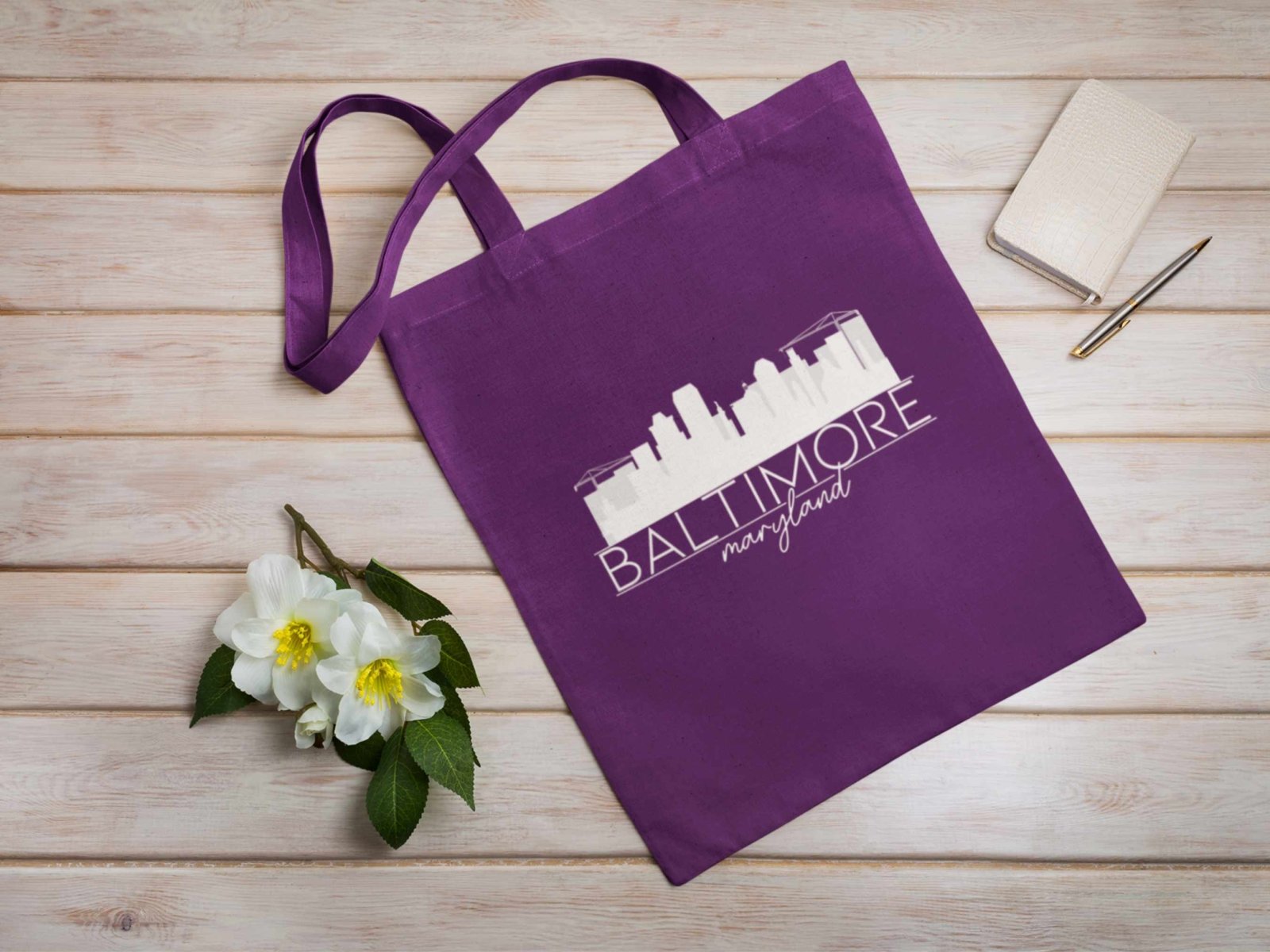 Baltimore - Maryland Tote Bag - Tote Bag - UpperRoomPrints