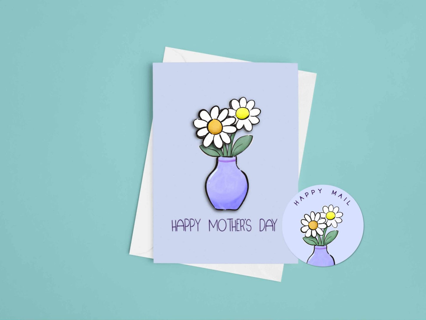 Daisy Mother's Day Card - Greeting Cards - UpperRoomPrints