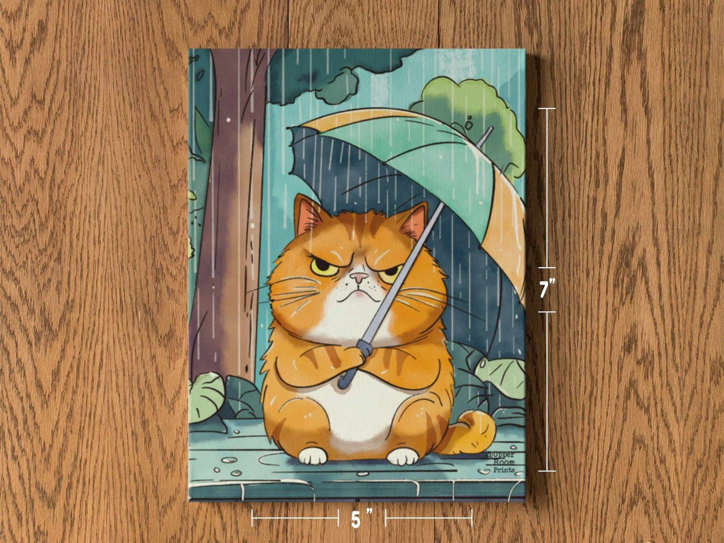 Mr Grumps and the Summer Shower Print - Prints - UpperRoomPrints