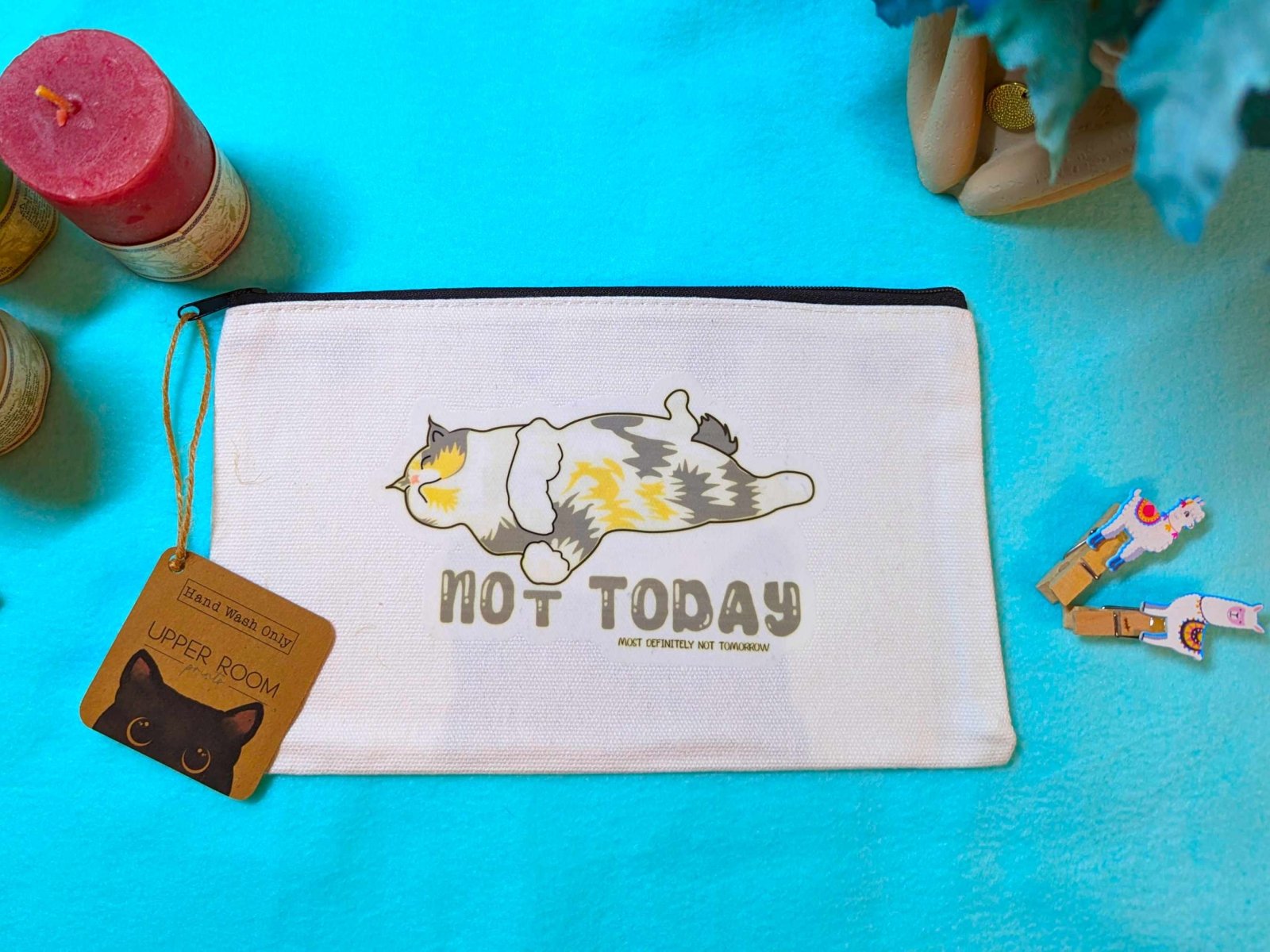 Not Today Canvas Bag - Canvas Bag - UpperRoomPrints