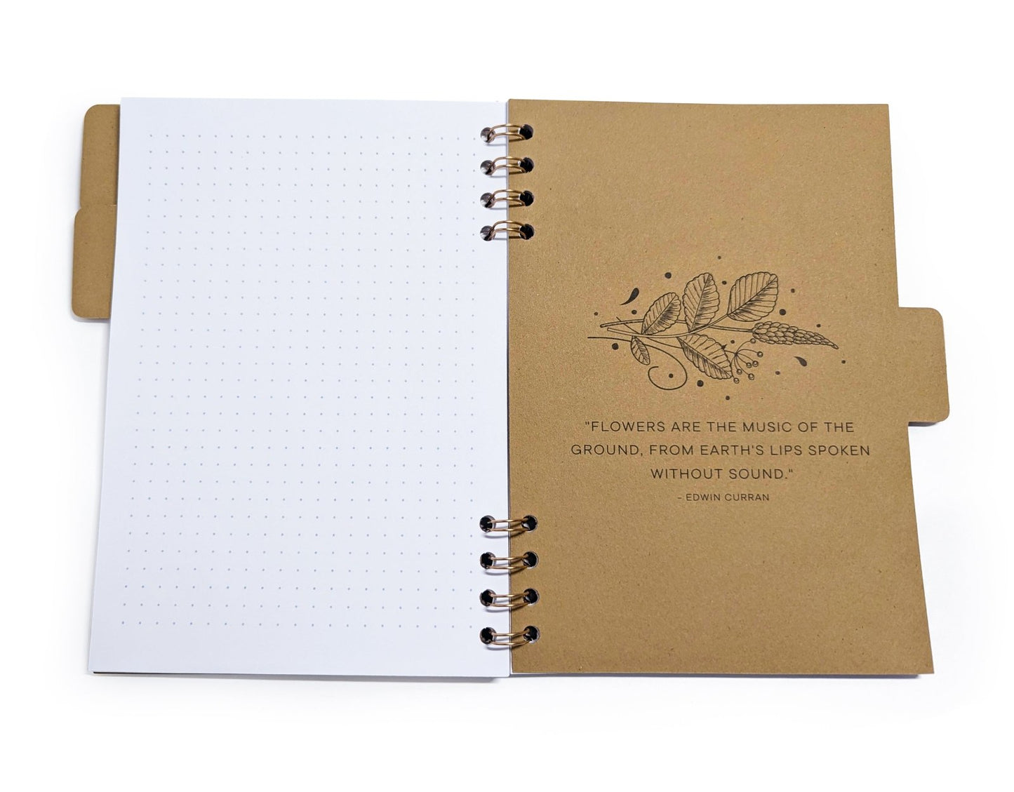 Petals & Pages: Nature’s Notebook | Botanical A5 Journal | Cottagecore Writing & Sketchbook - Notebook - UpperRoomPrints