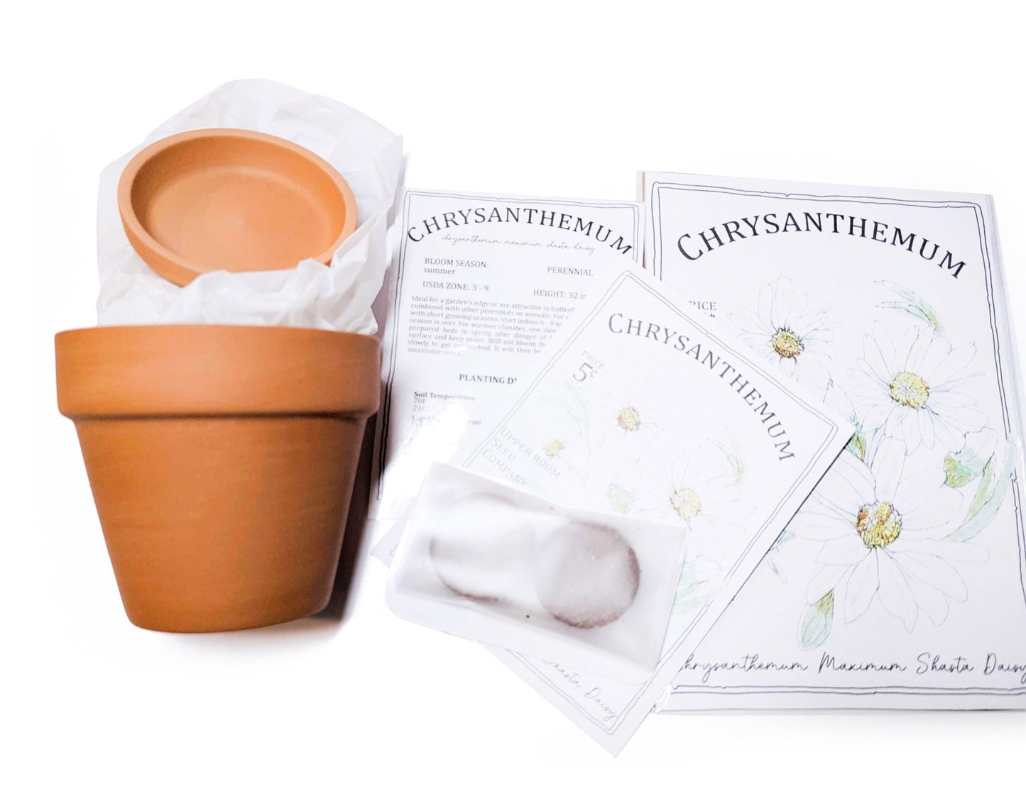 Pocket Full of Blooms – Grow Your Own Wildflowers Kit | Cottagecore Garden Gift | DIY Flower Seed Starter Set - DIY - UpperRoomPrints