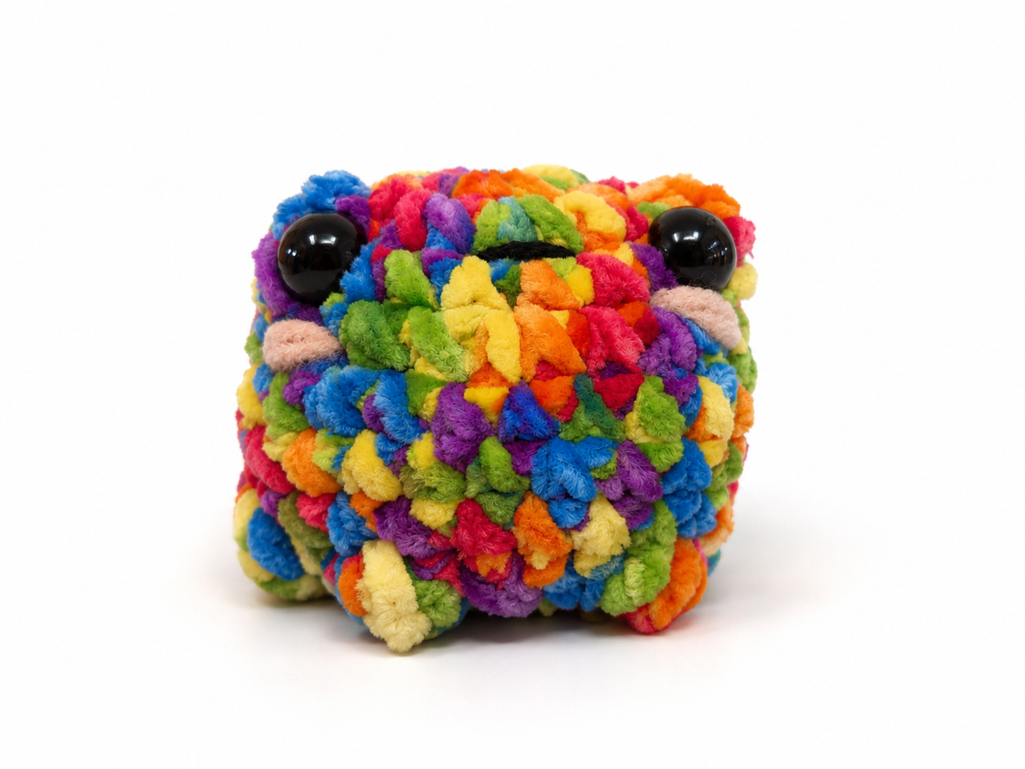 Handmade Pride Crochet Frog Plushie | Pride Ribbit Pals (Amigurumi Frog)