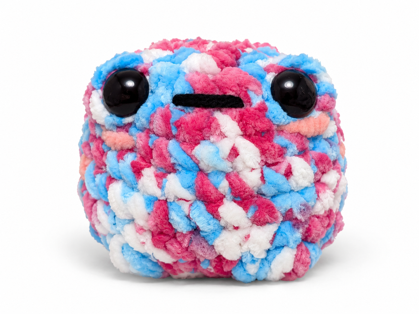 Handmade Pride Crochet Frog Plushie | Pride Ribbit Pals (Amigurumi Frog)