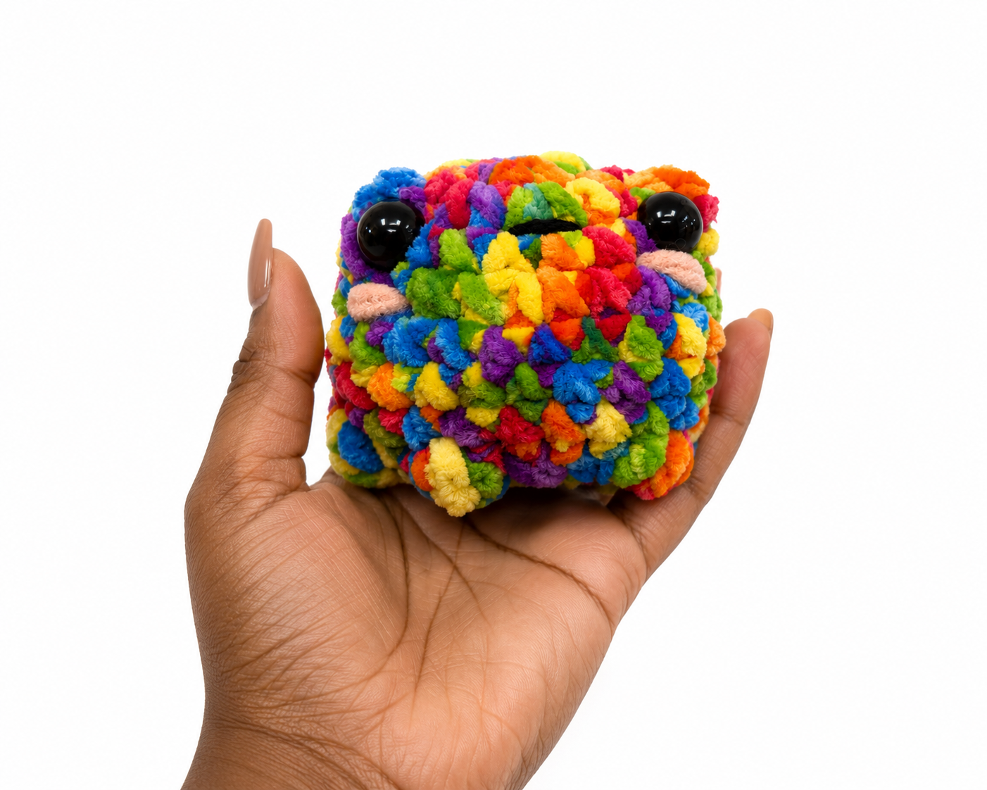 Handmade Pride Crochet Frog Plushie | Pride Ribbit Pals (Amigurumi Frog)