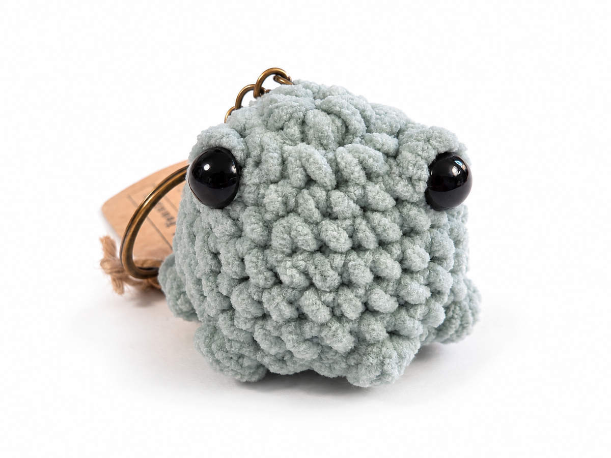 Void Chicken Crochet Keychain | Mini Chicken Amigurumi