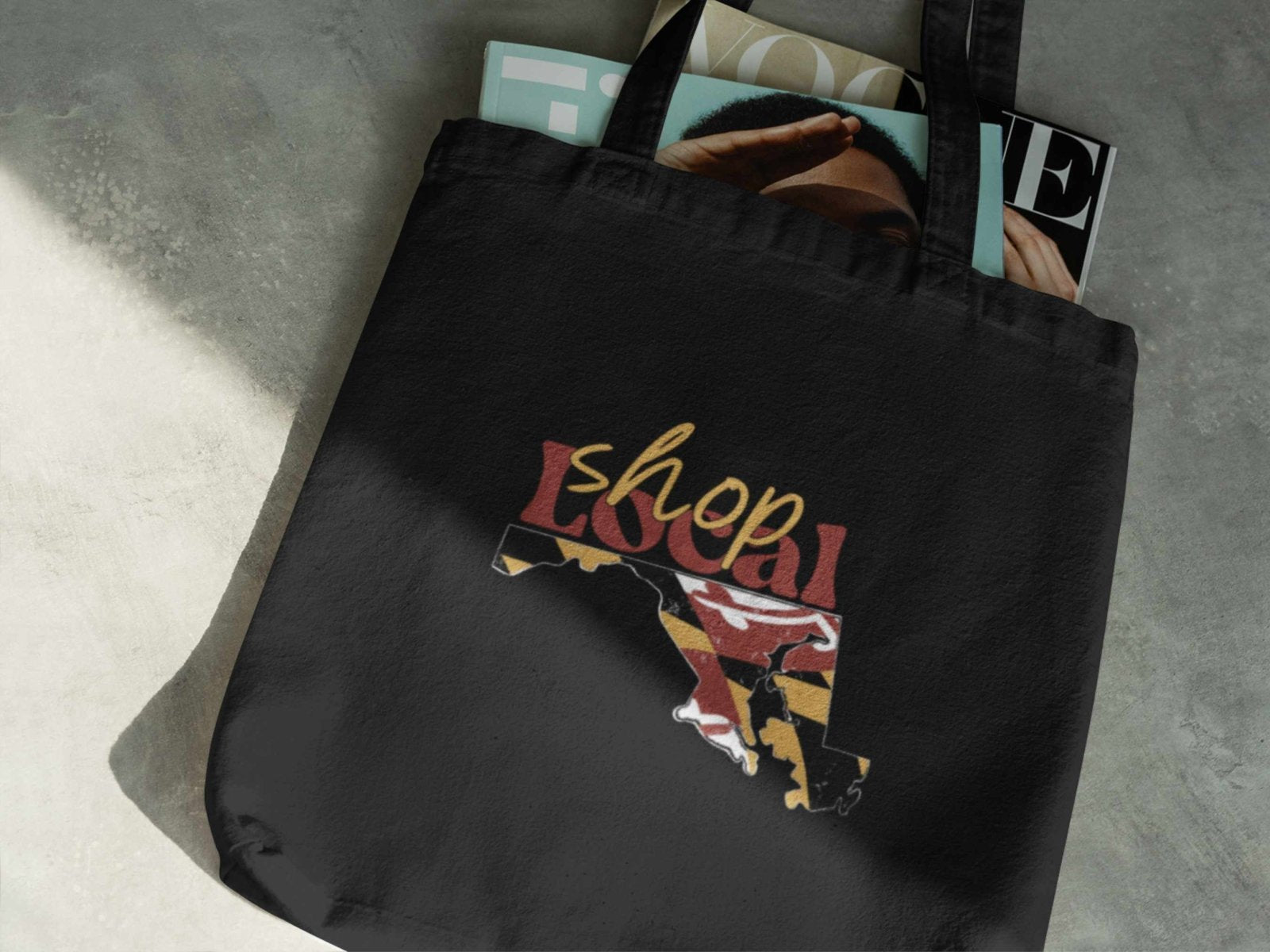 Shop Local - Maryland Tote Bag - Tote Bag - UpperRoomPrints