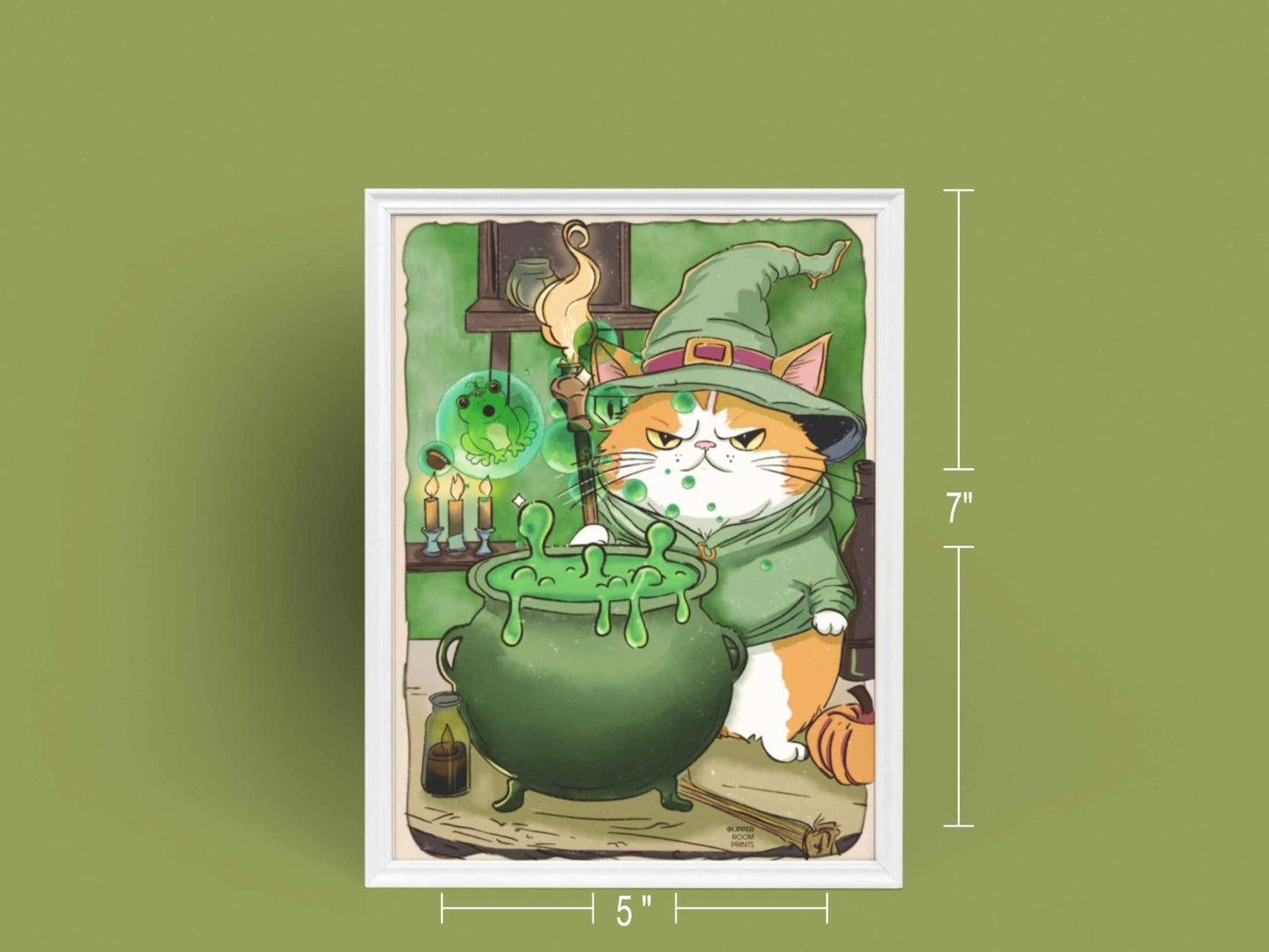 Wizard Grumps with Bubbling Edgar Print - Prints - UpperRoomPrints