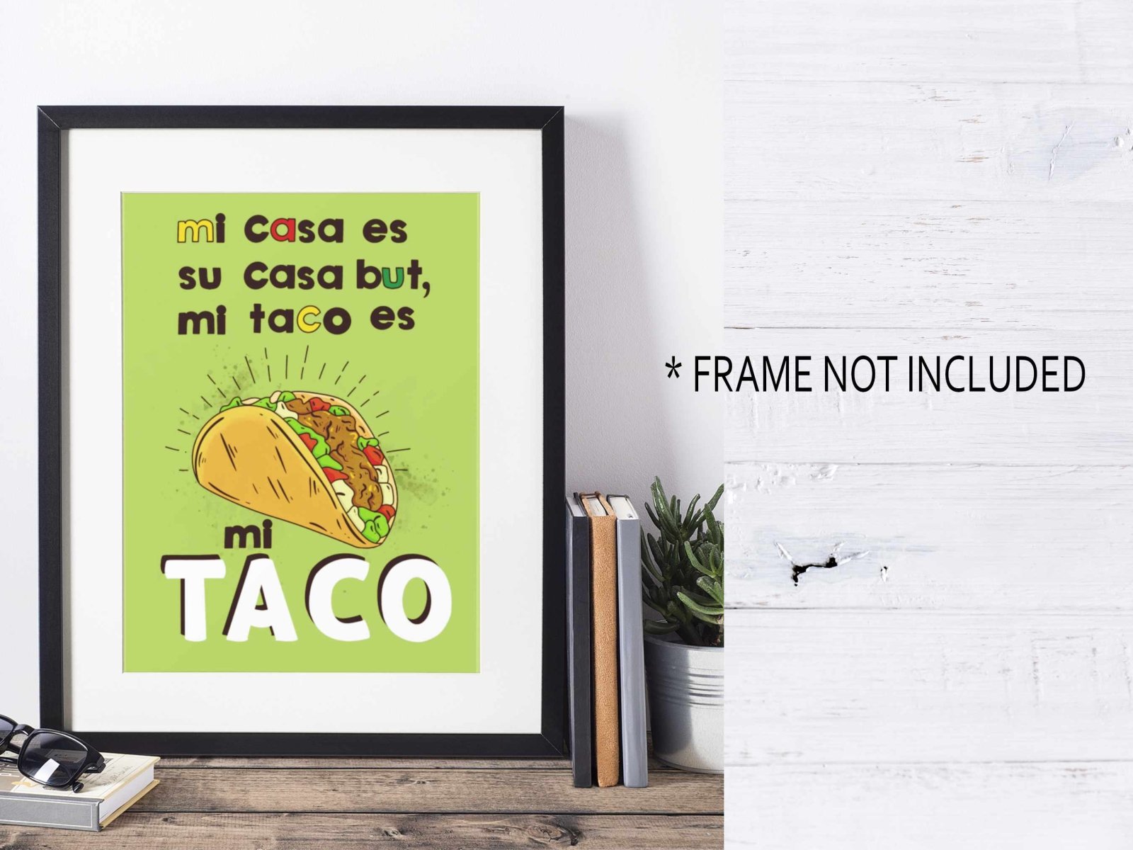 Mi Taco Print - Prints - UpperRoomPrints